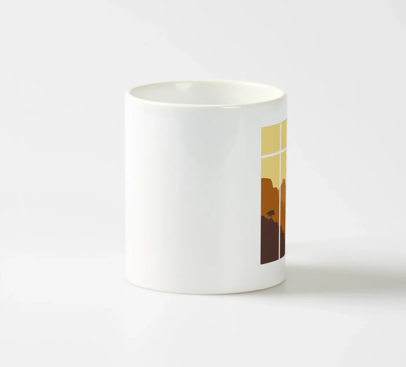 Mountains ceramic mug by C.WILL