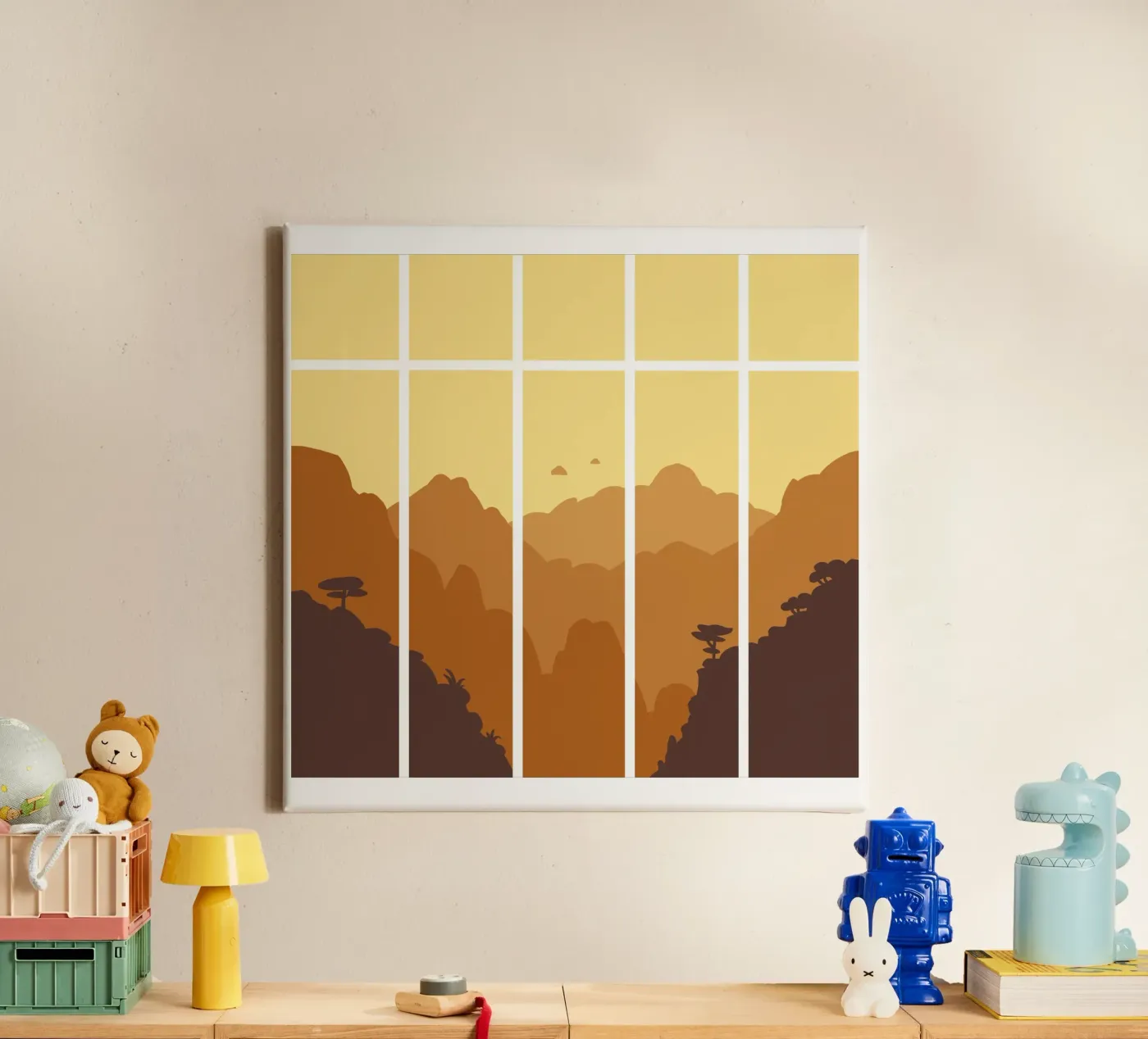 Mountains canvas by C.WILL