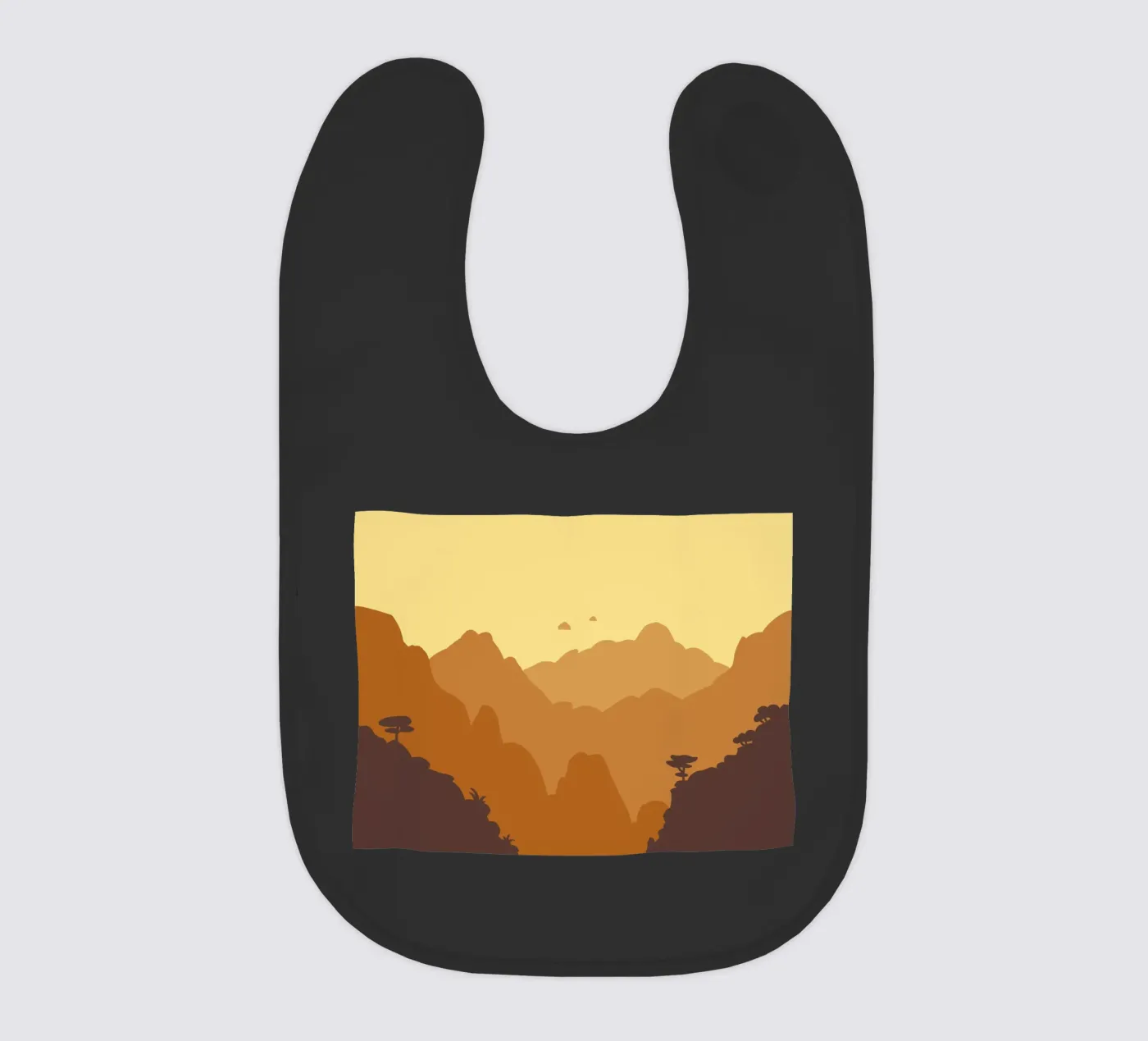 Mountains bavoir de C.WILL