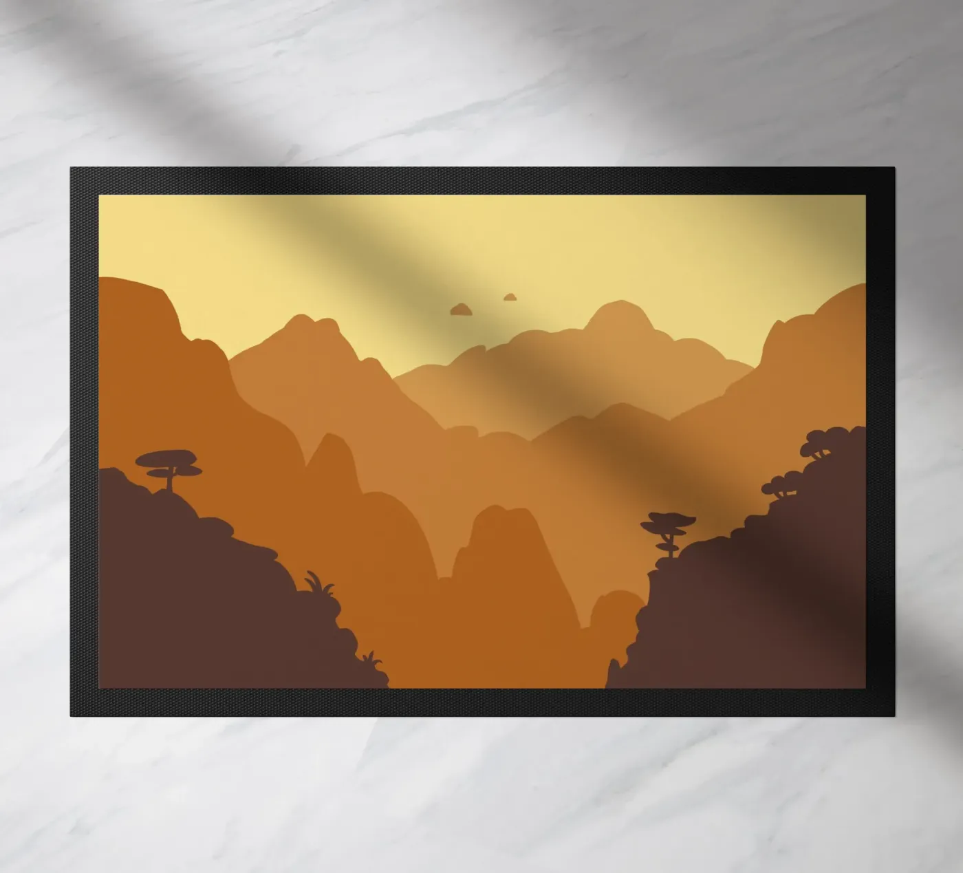 Berge Fußmatte von C.WILL