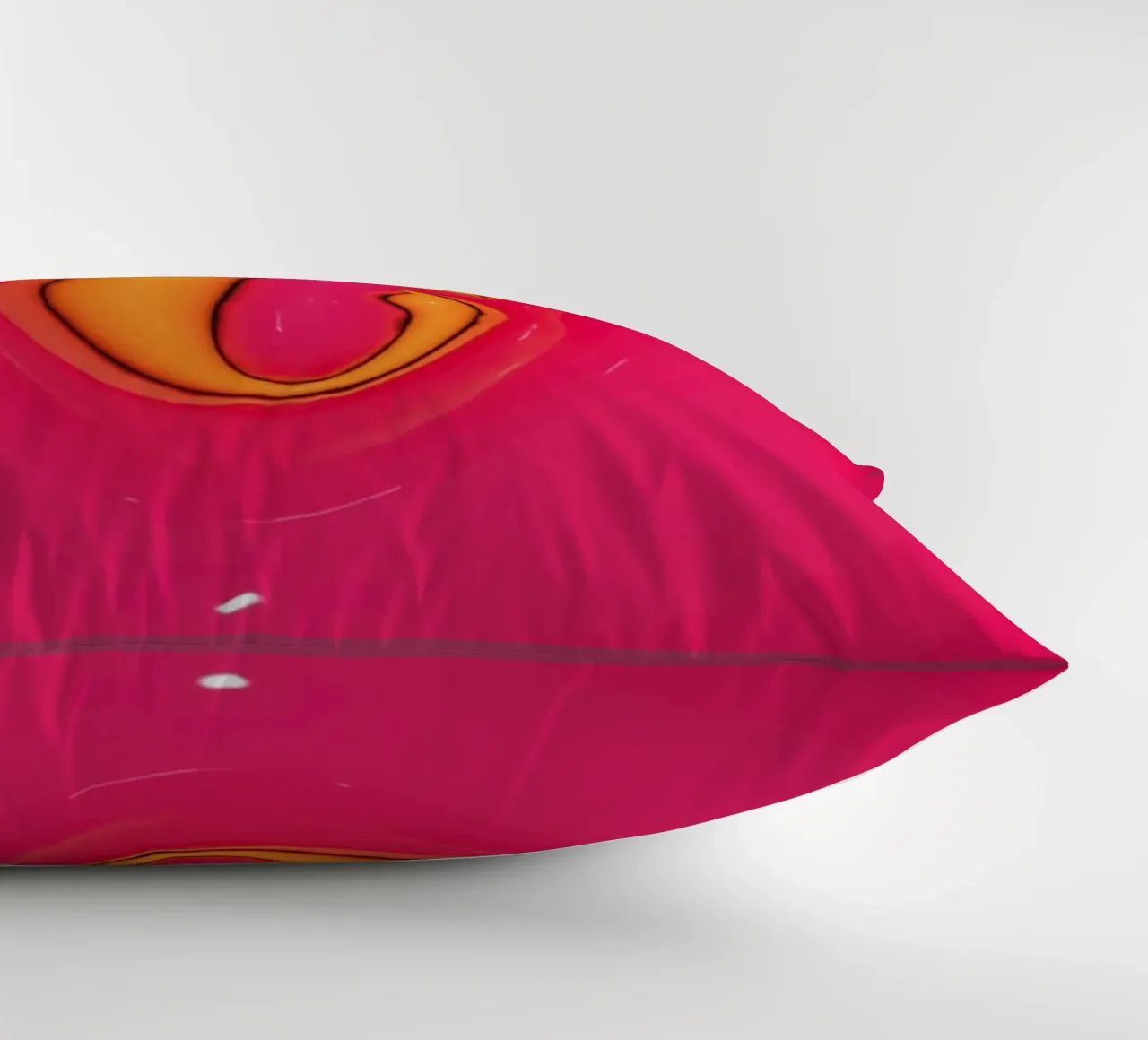 Gonfiaggio Bubblegum Iniziali C Rosa cuscino da Malou-Studio