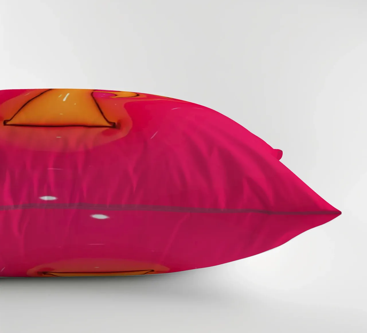 Gonfiaggio Bubblegum Iniziali F Rosa cuscino da Malou-Studio
