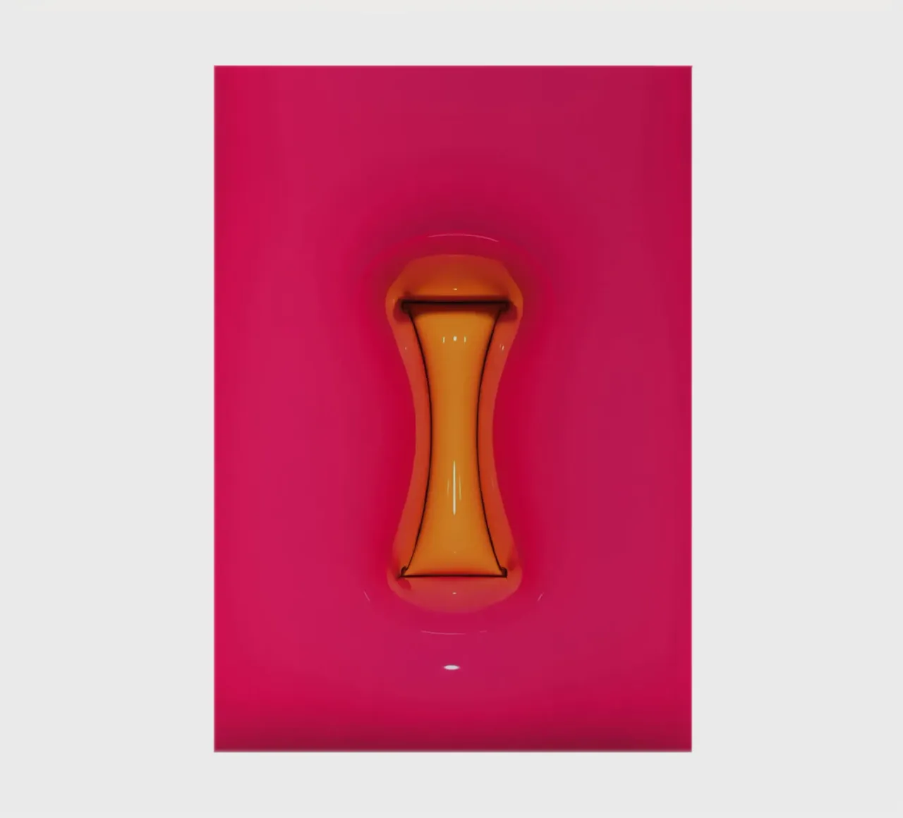 Bubblegum Inflate Initials I Pink notebook by Malou-Studio