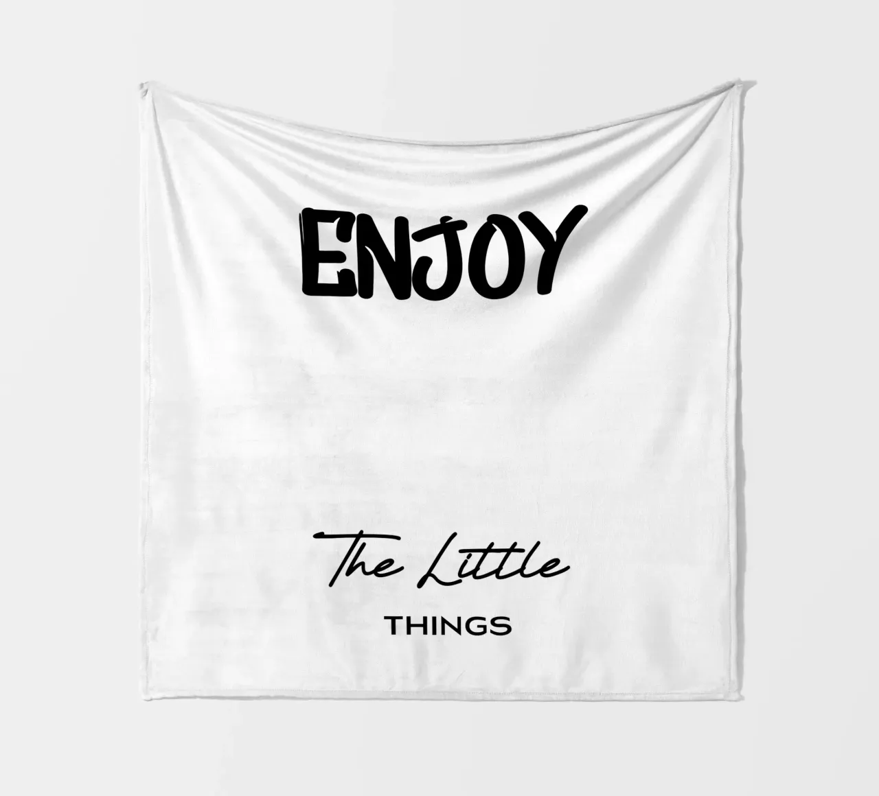 Godetevi le piccole cose Tipografia moderna minimalista coperta in pile da YV TYPOGRAPHY