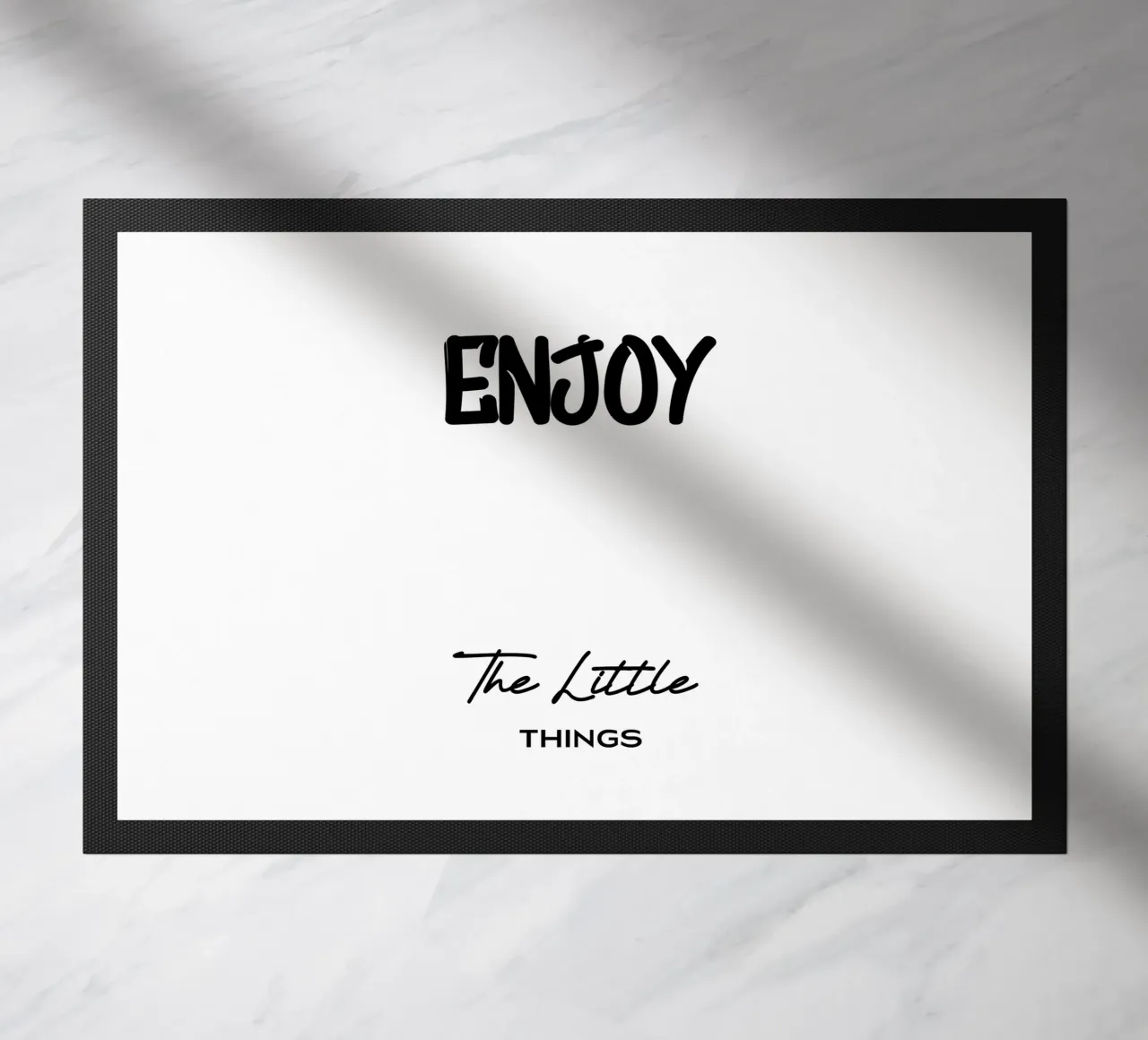 Godetevi le piccole cose Tipografia moderna minimalista zerbino da YV TYPOGRAPHY