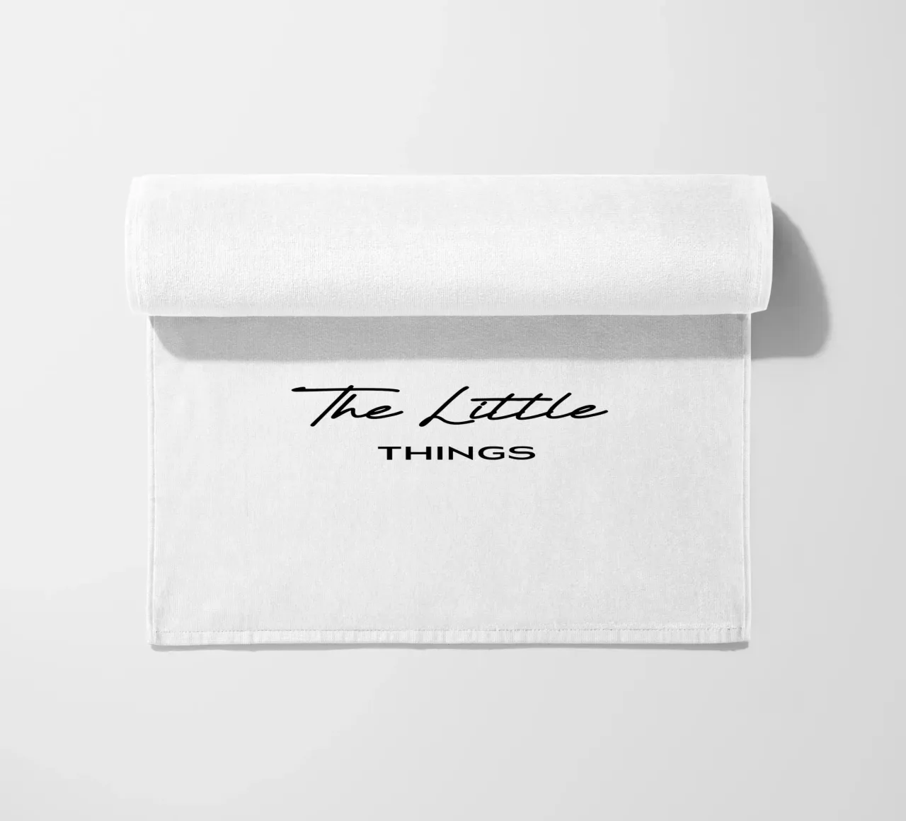Godetevi le piccole cose Tipografia moderna minimalista telo mare da YV TYPOGRAPHY