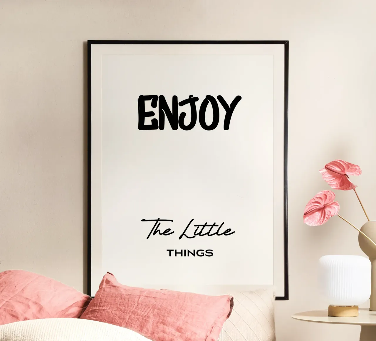 Godetevi le piccole cose Tipografia moderna minimalista carta hahnemühle da YV TYPOGRAPHY