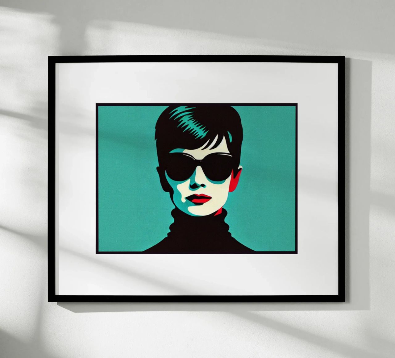 Audrey - Vintage poster print poster by posterprints-by-nomad