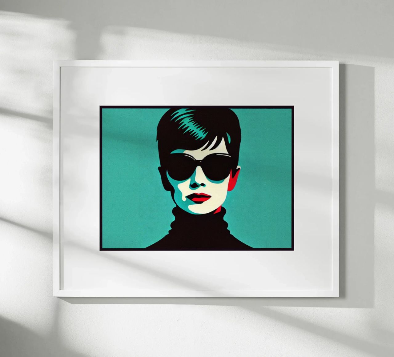 Audrey - Vintage poster print poster by posterprints-by-nomad