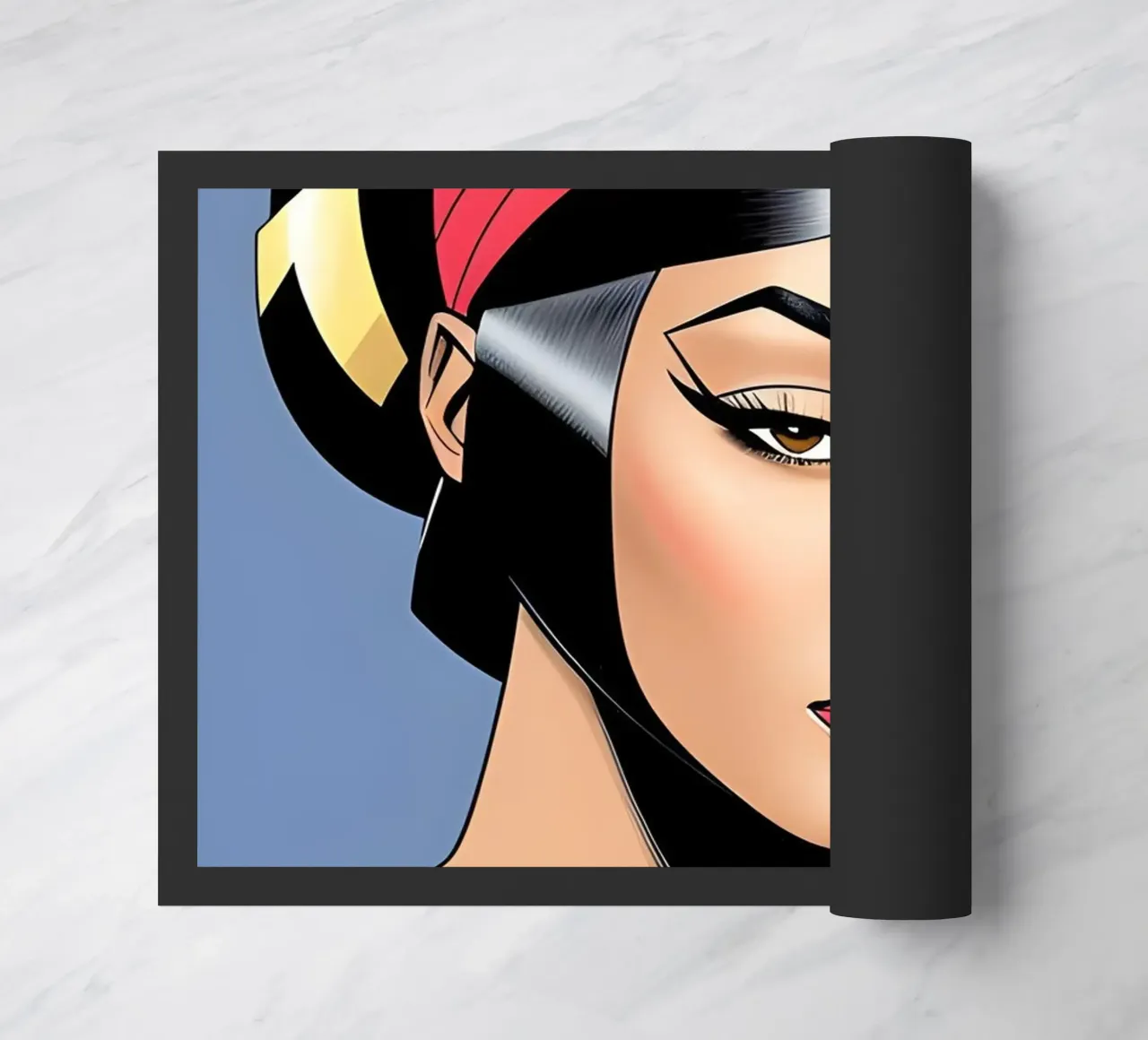 CHEF-D'ŒUVRE DE LA MODE VOGUE paillasson de ART DECO
