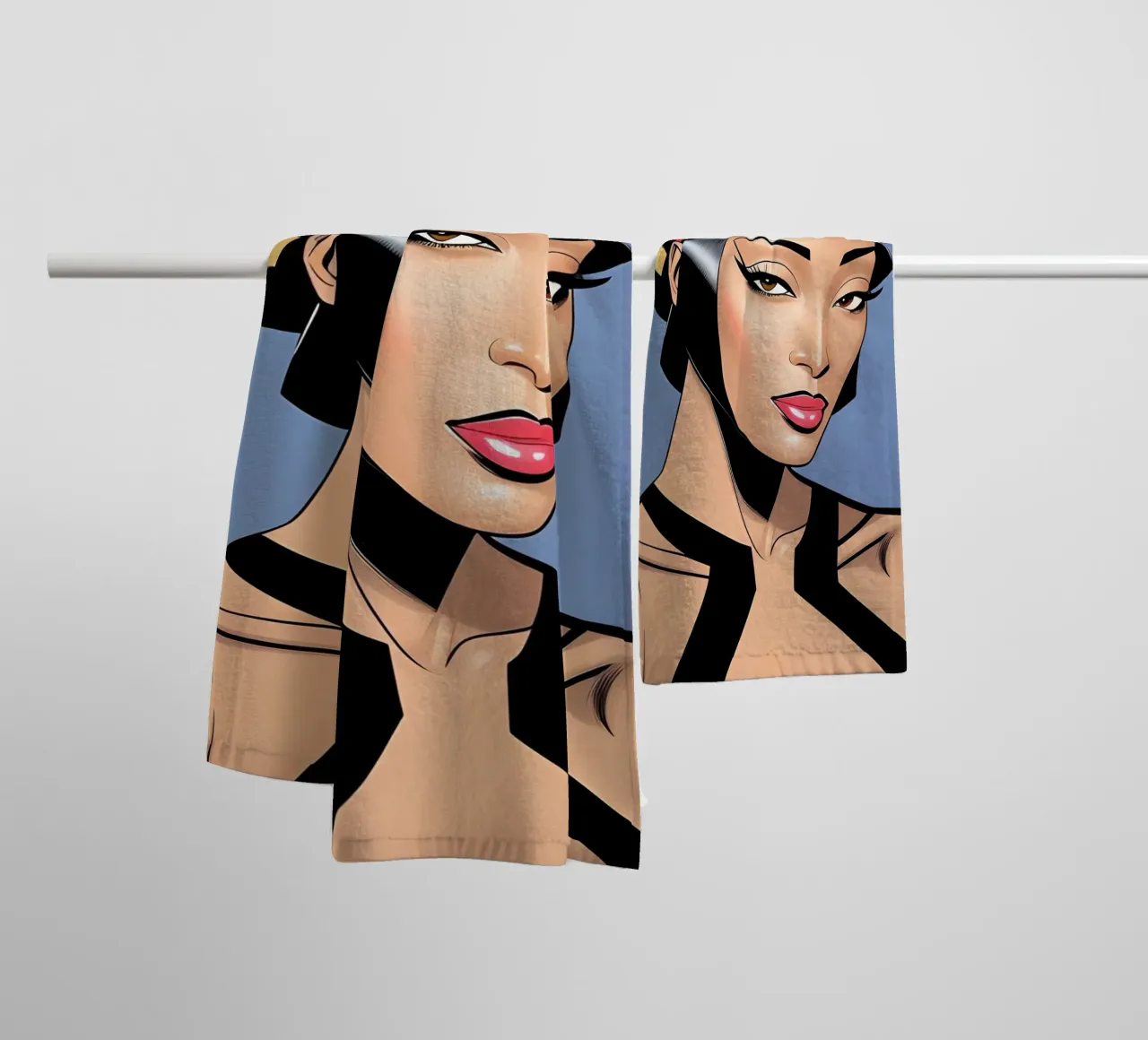 CHEF-D'ŒUVRE DE LA MODE VOGUE serviette de bain de ART DECO