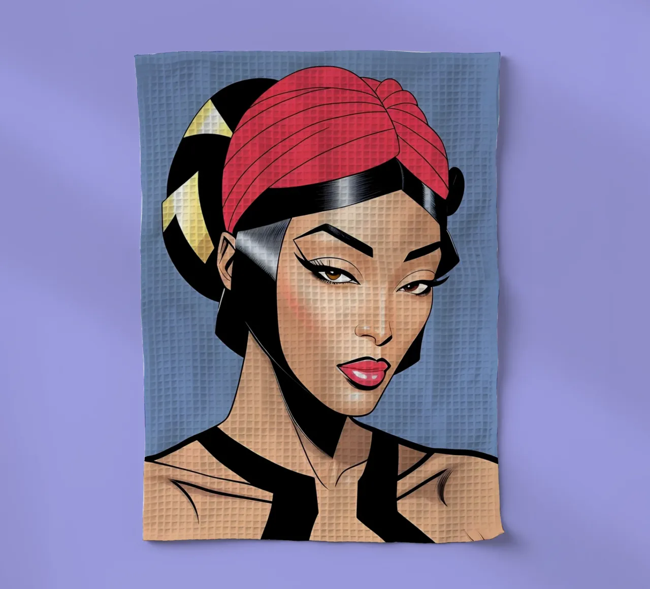 CHEF-D'ŒUVRE DE LA MODE VOGUE torchon de ART DECO