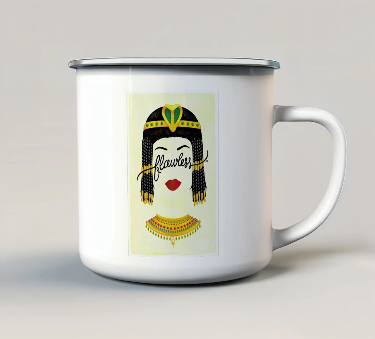 Flawless Cleopatra tazza in smalto da Nour Tohme