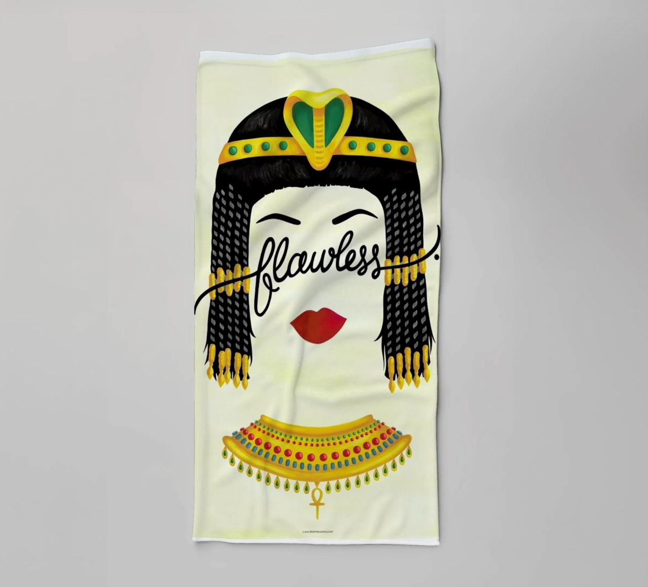 Flawless Cleopatra towel by Nour Tohme
