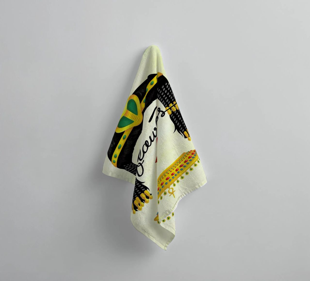 Flawless Cleopatra towel by Nour Tohme