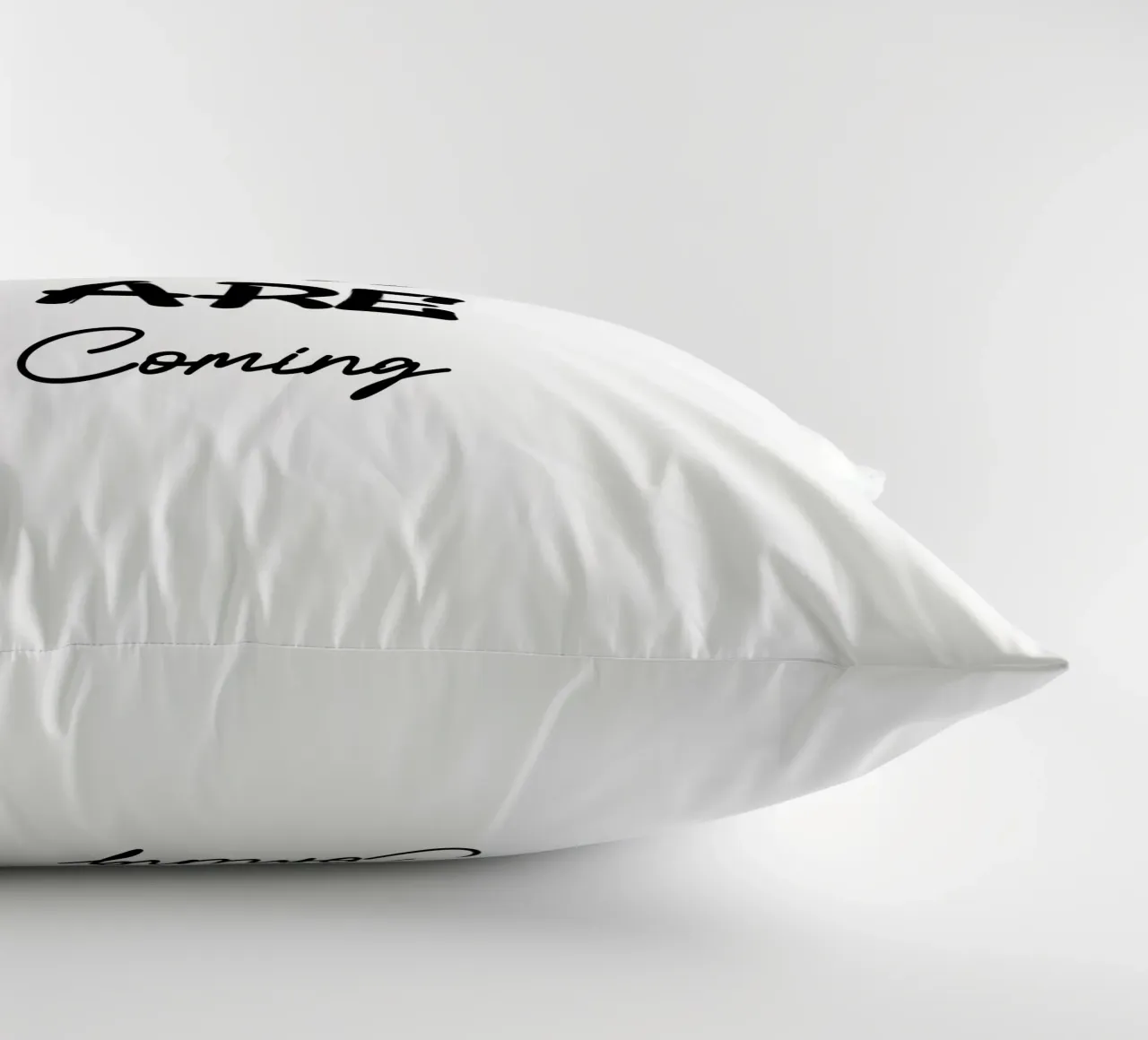 Good Things Are Coming Modern Style Typography coussin de YV TYPOGRAPHY