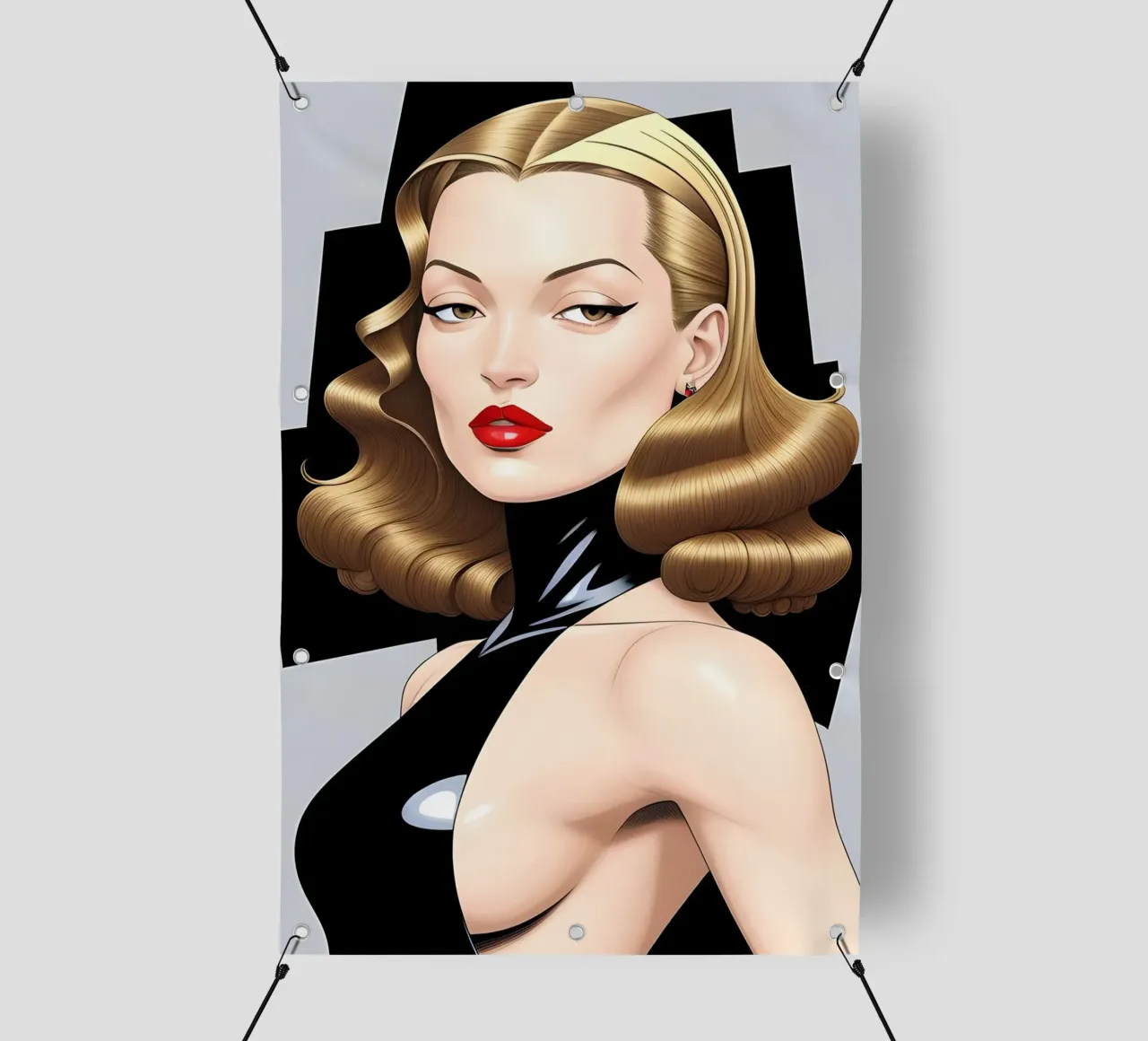 SEDUZIONE telo in pvc da ART DECO