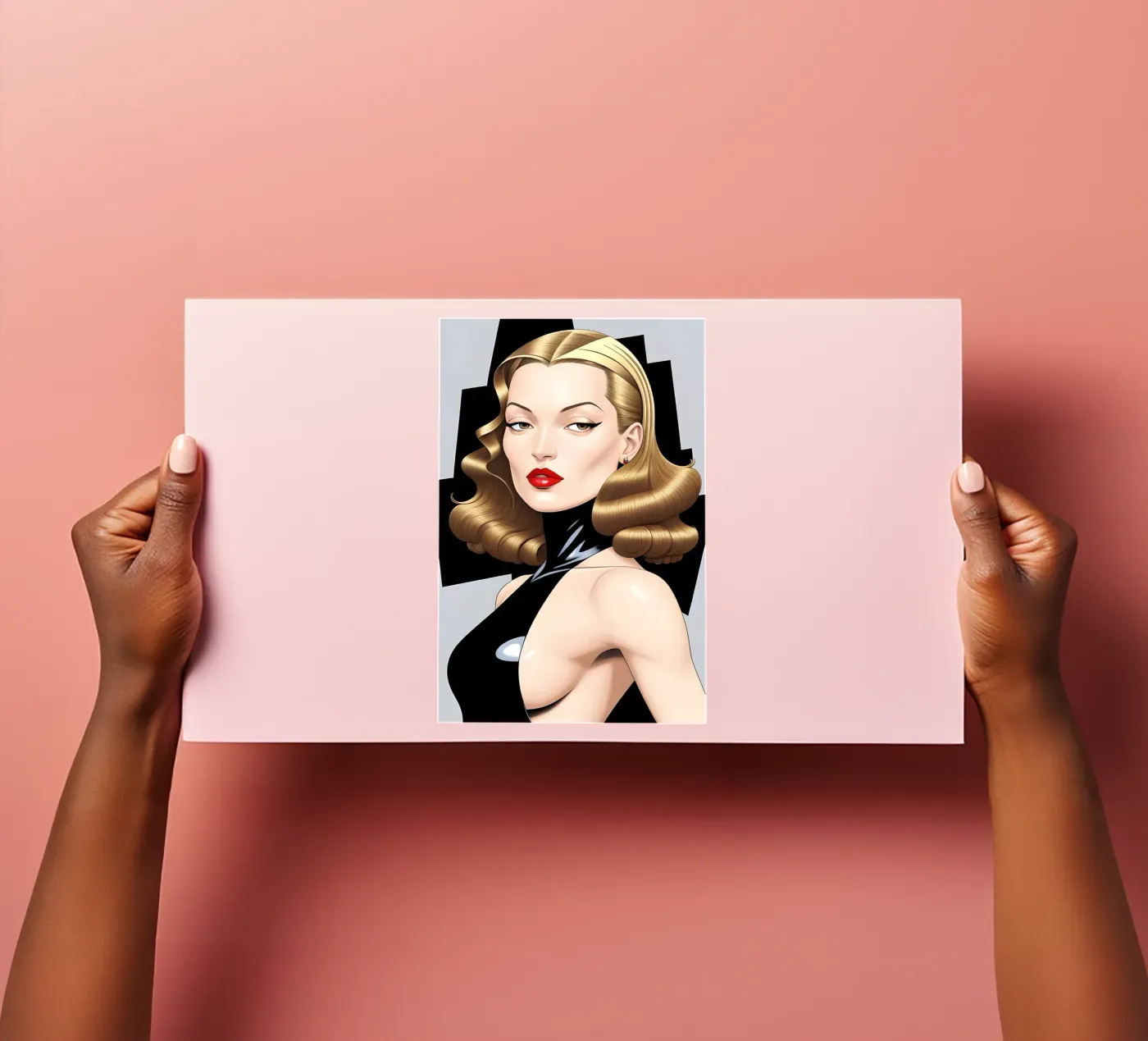 SEDUCTION stickervel van ART DECO