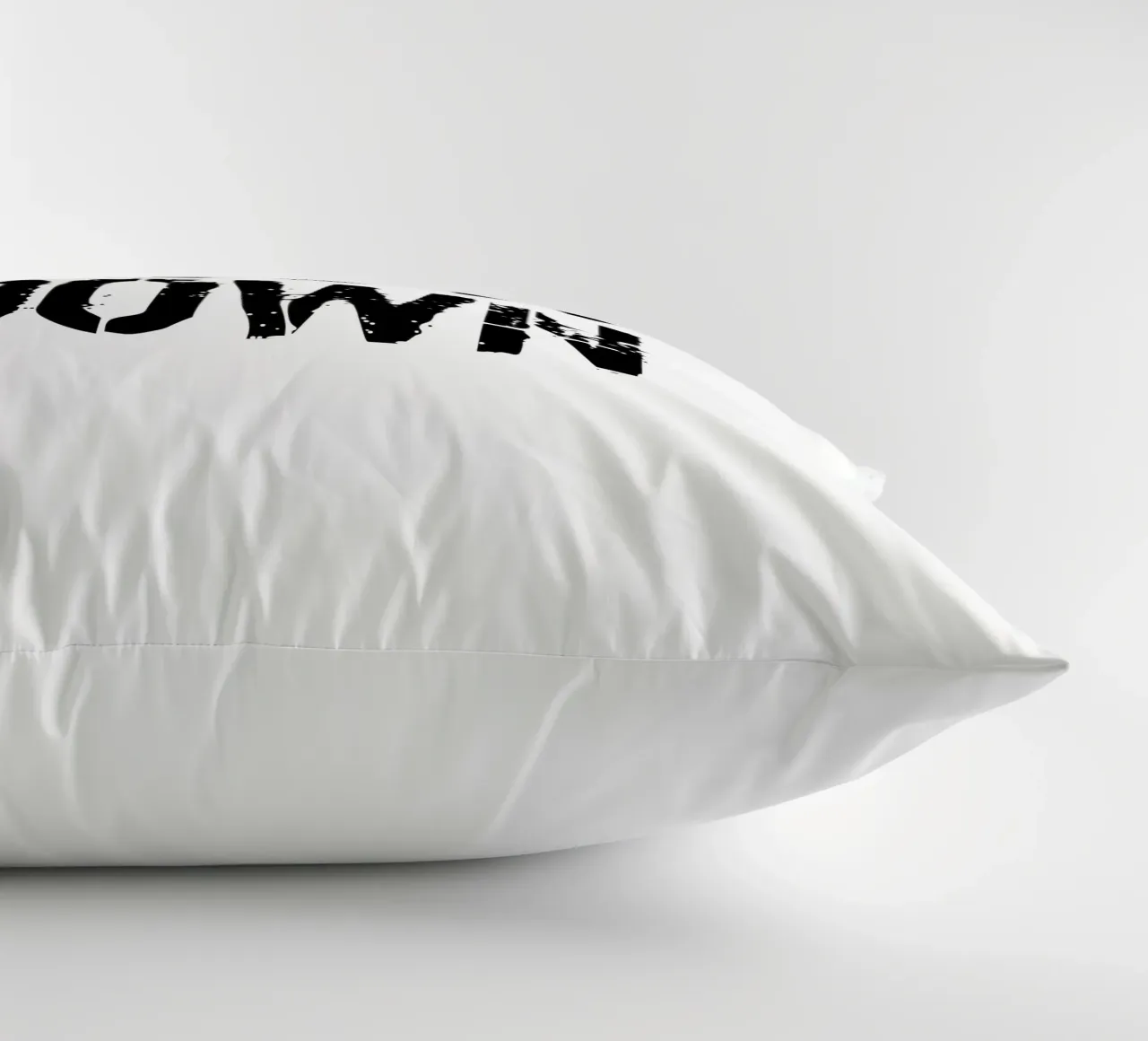 Tipografia estetica slow down cuscino da YV TYPOGRAPHY