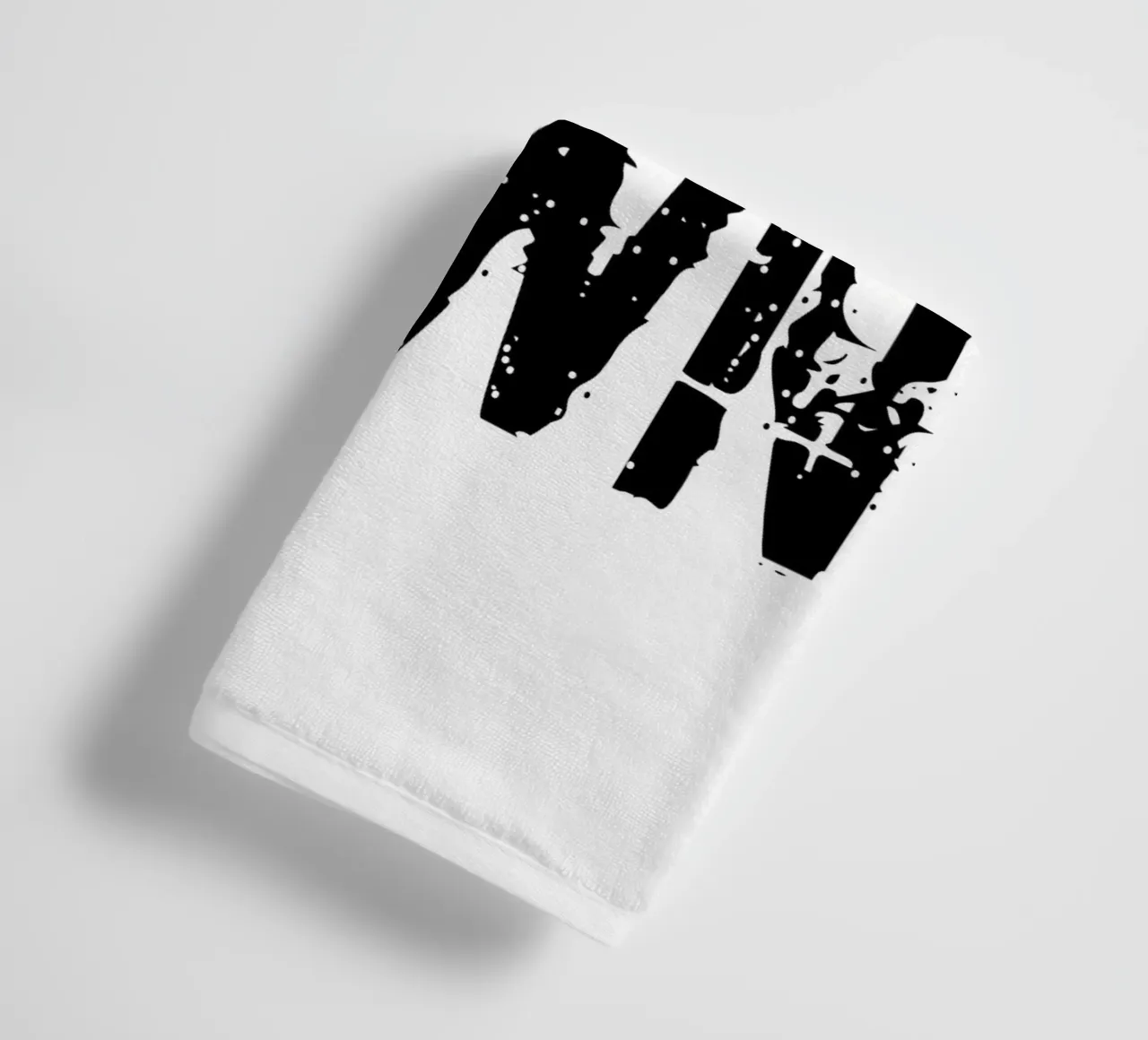 Tipografia estetica slow down asciugamano da bagno da YV TYPOGRAPHY