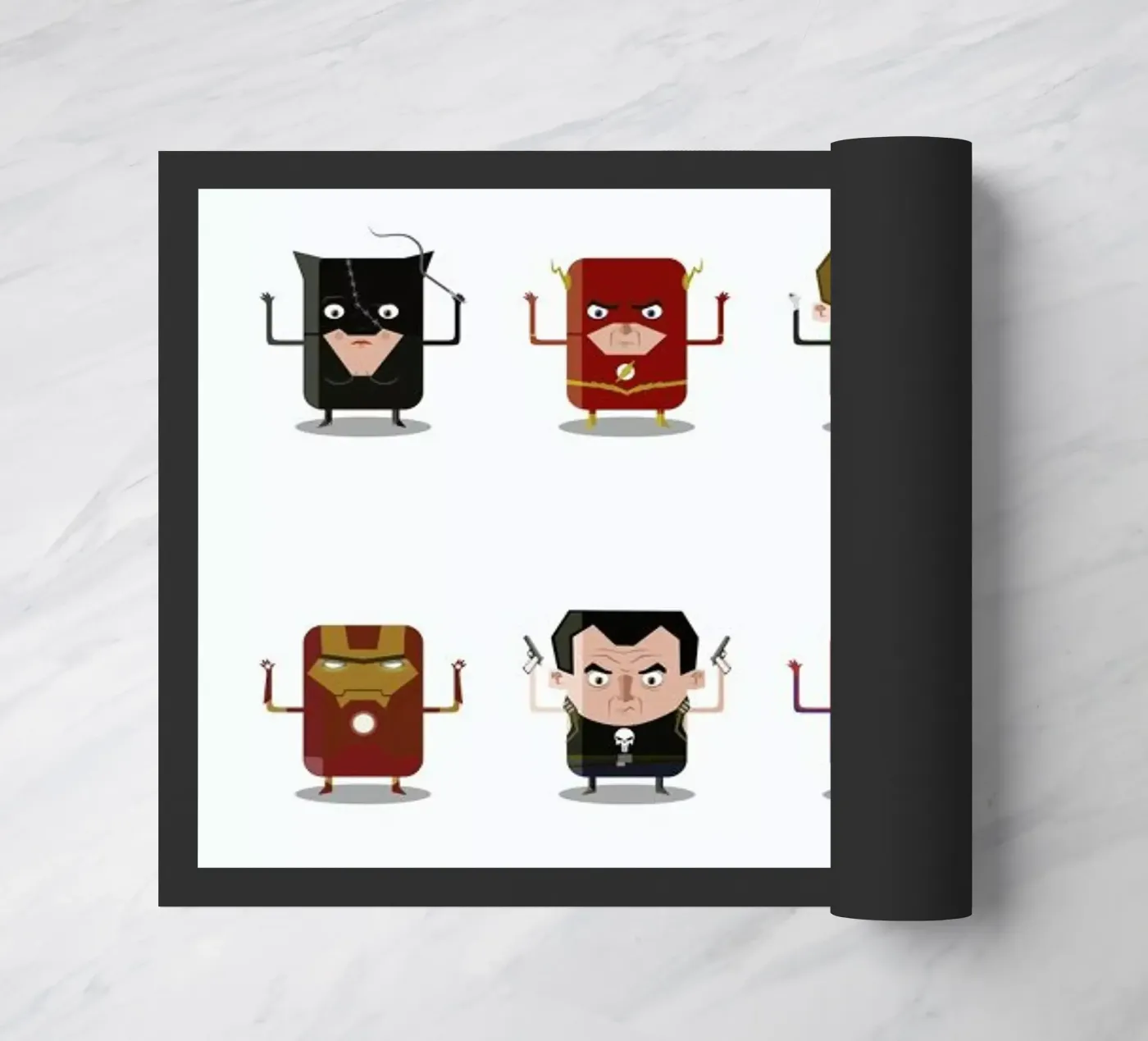 Superheroes deurmat van Ballooon