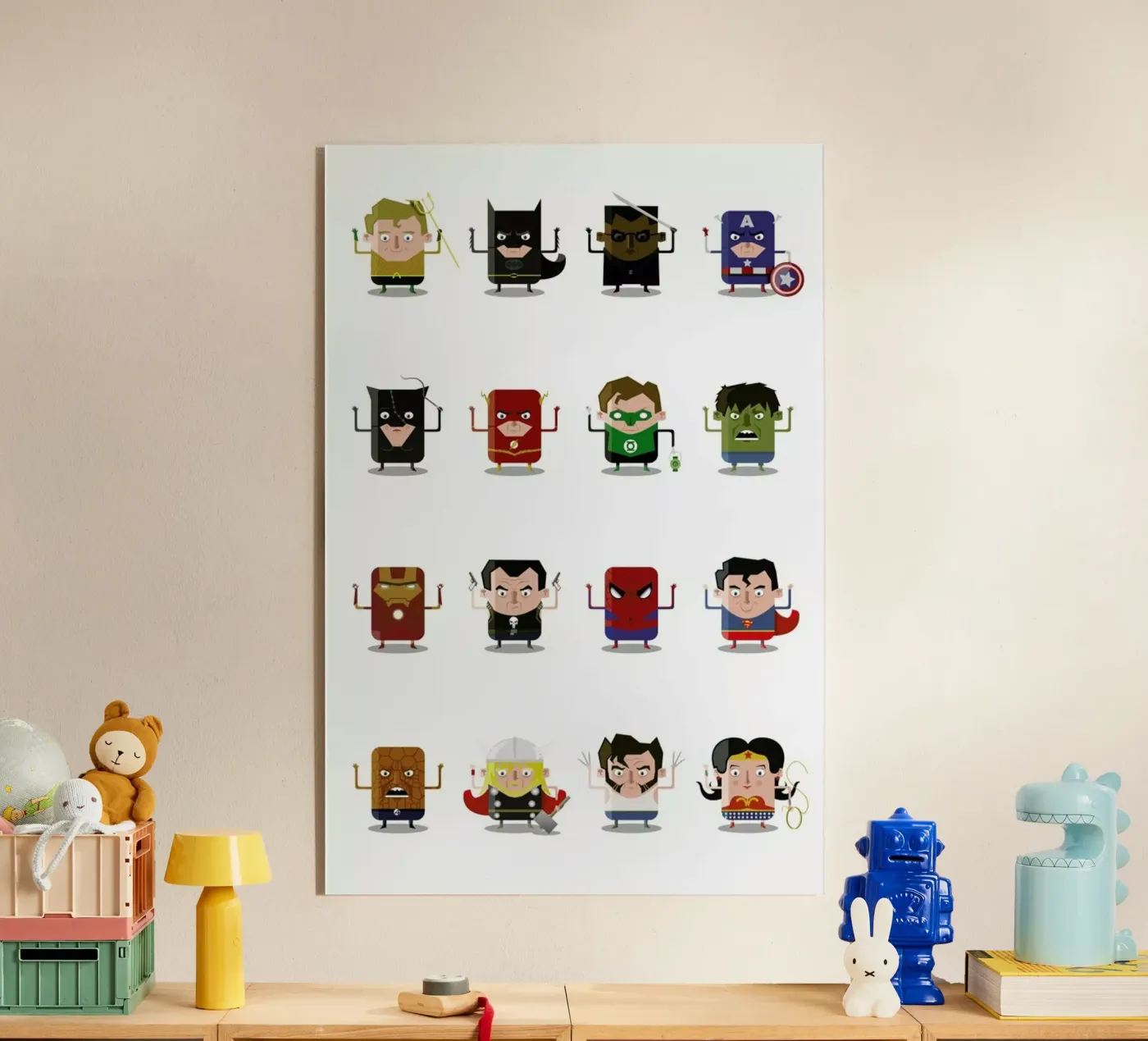 Superheroes plexiglass da Ballooon