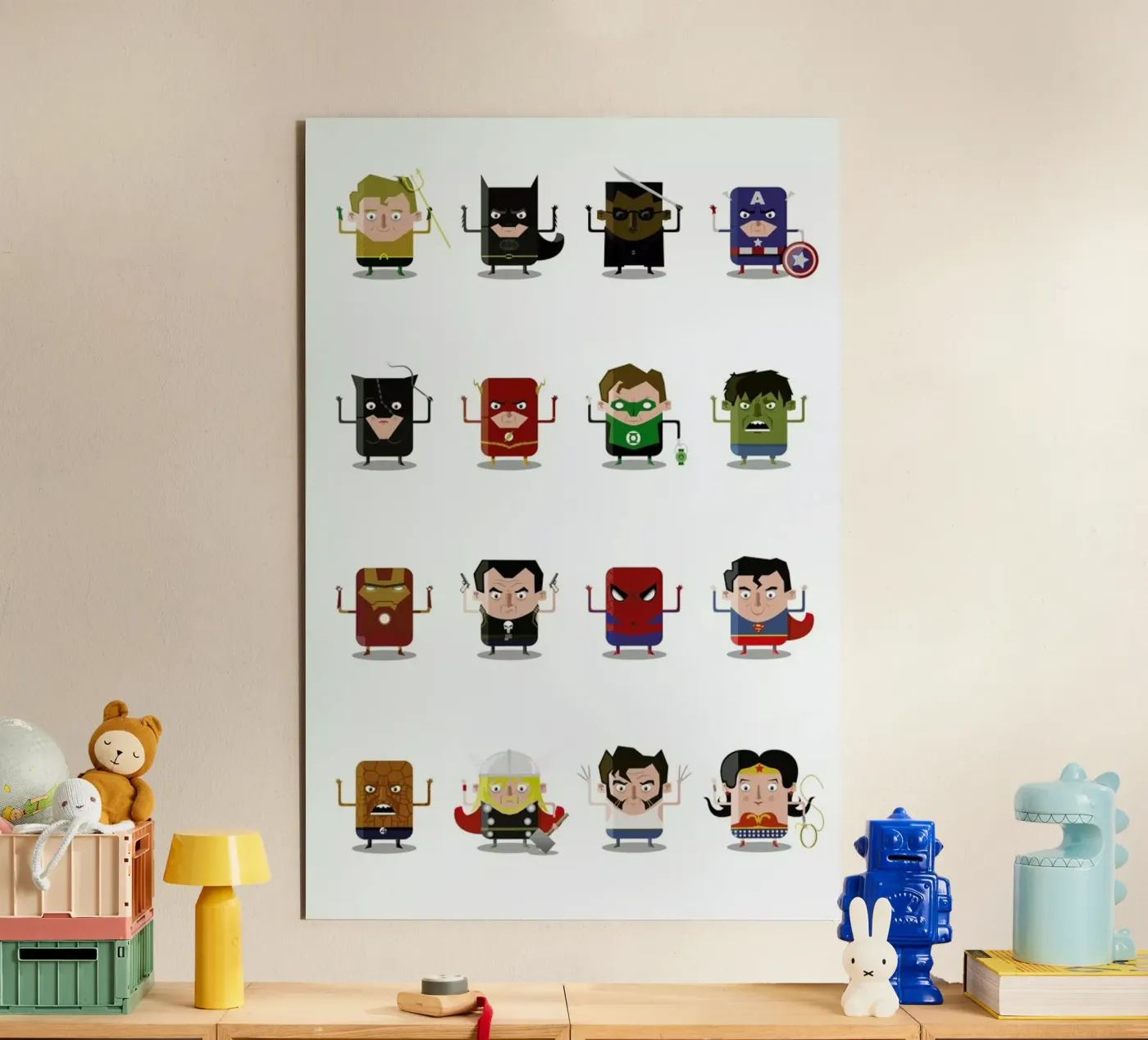 Superheroes forex plate by Ballooon