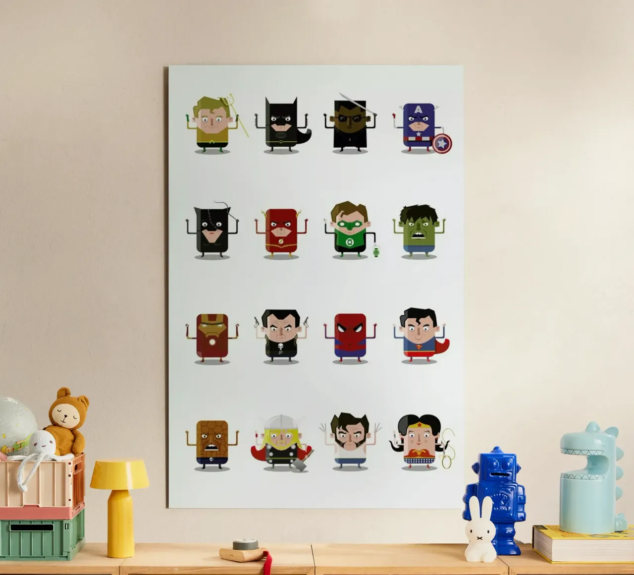 Superheroes pannello forex da Ballooon