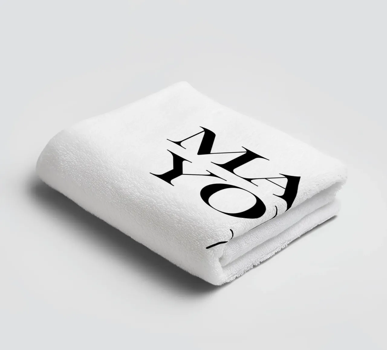 Markieren Sie Ihr Talent Modern Minimalist Handtuch von YV TYPOGRAPHY