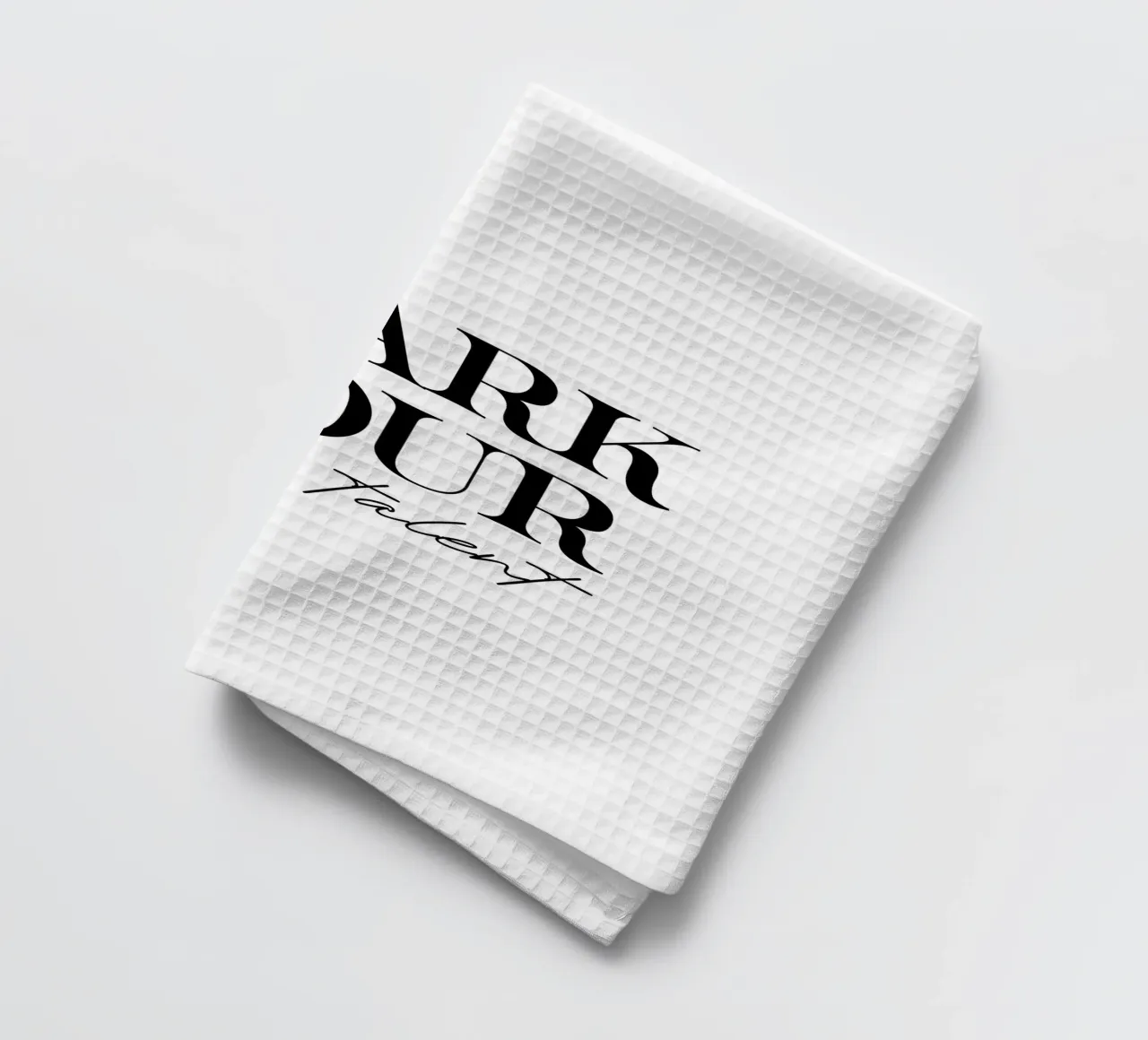 Markieren Sie Ihr Talent Modern Minimalist Geschirrtuch von YV TYPOGRAPHY