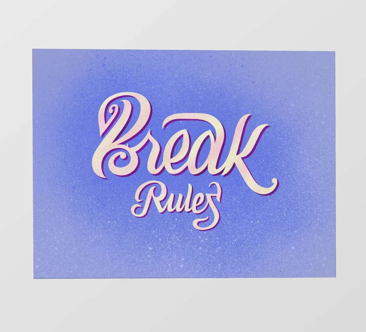 Break rules pellicola backlit da Glettering