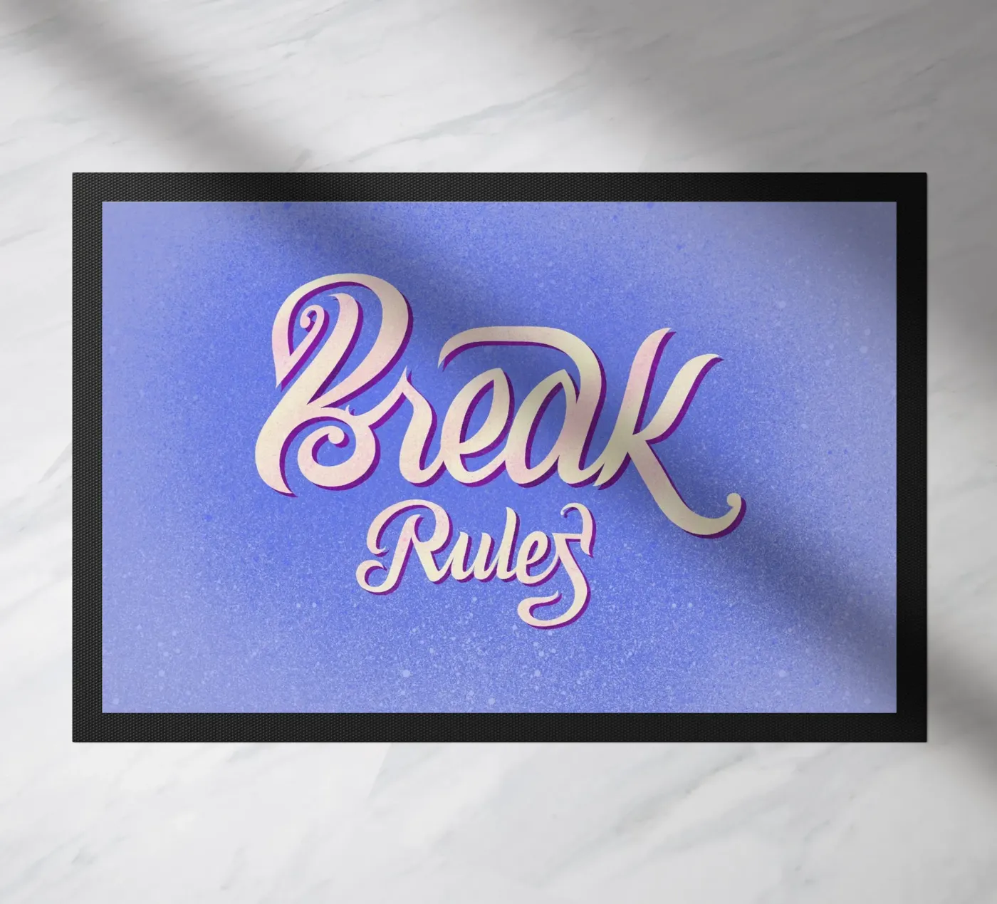 Break rules Fußmatte von Glettering