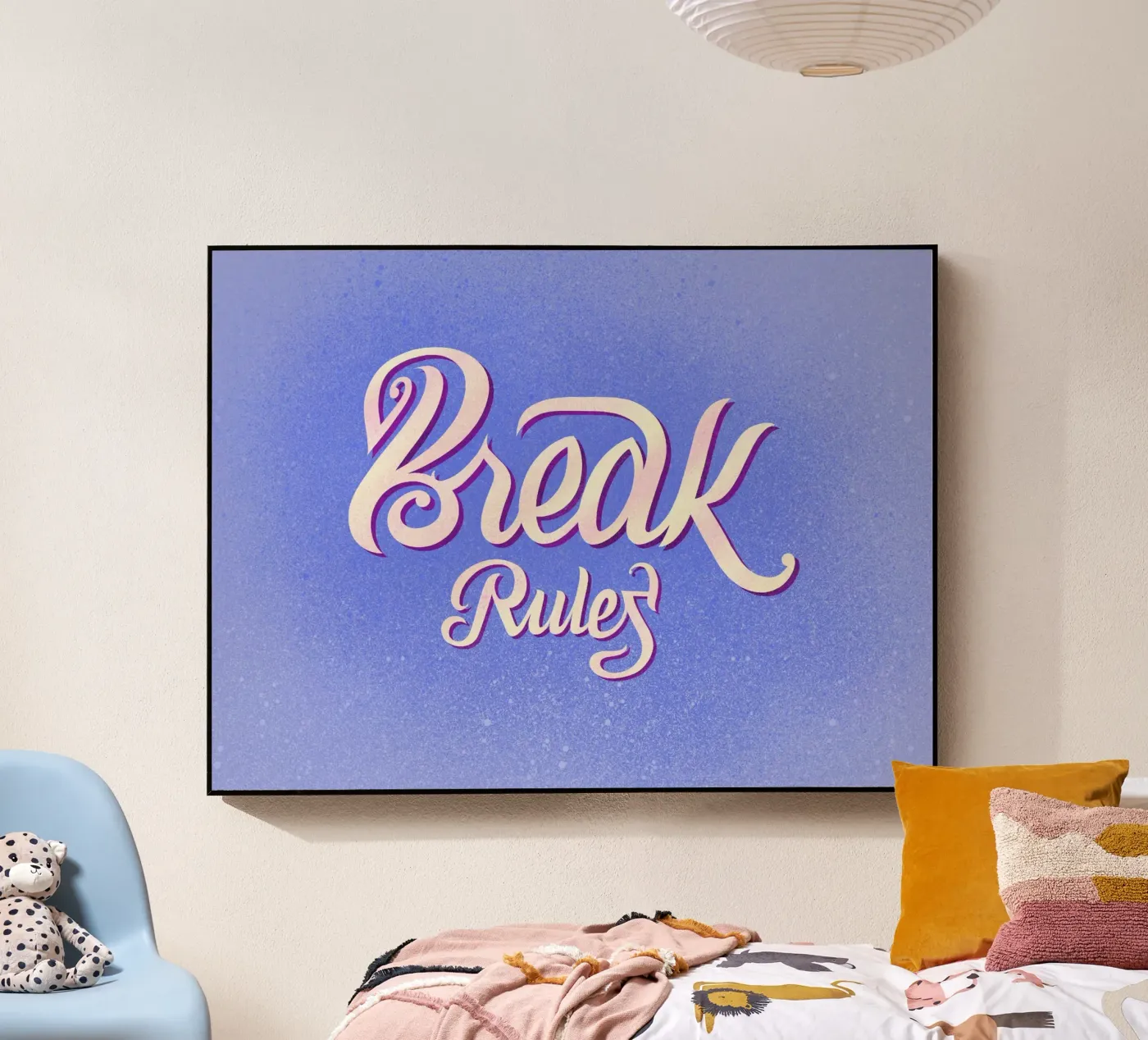Break rules plexiglas de Glettering