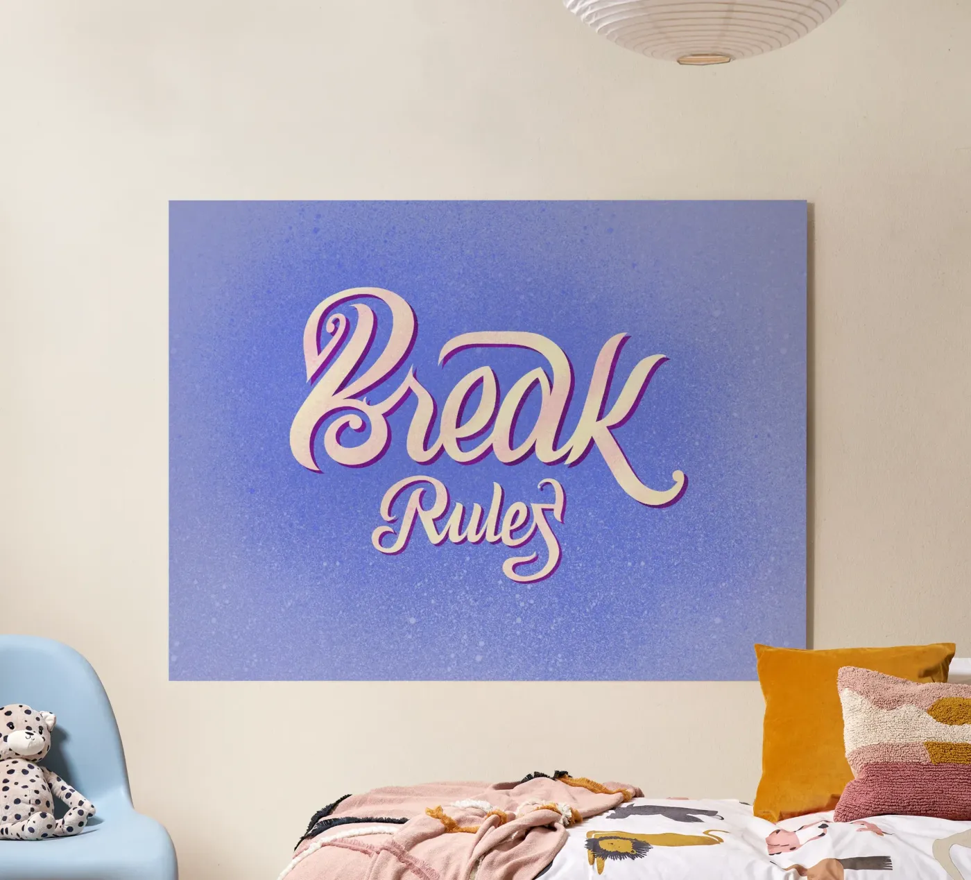 Break rules Acryl-Glas von Glettering