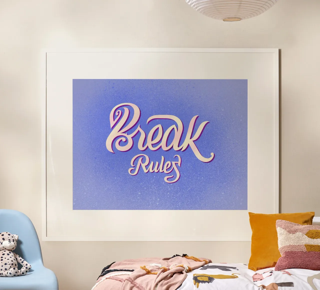 Break rules poster da Glettering