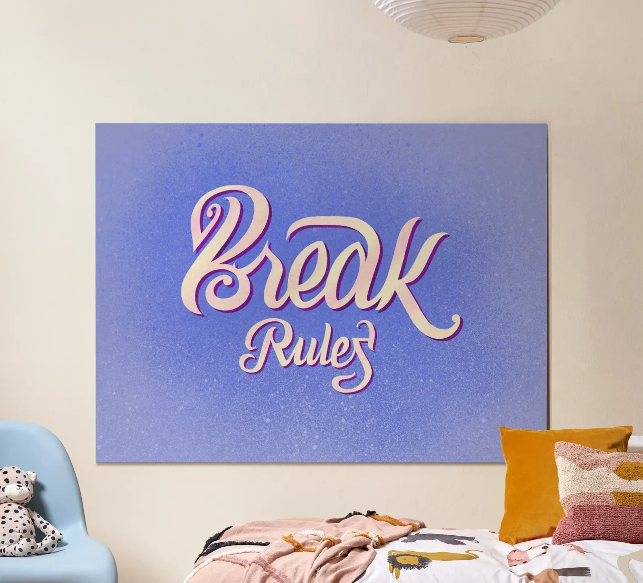 Break rules poster da Glettering