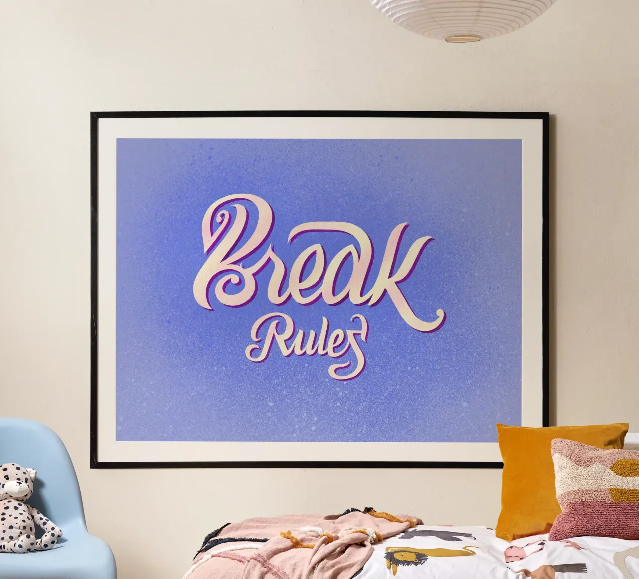 Break rules poster da Glettering