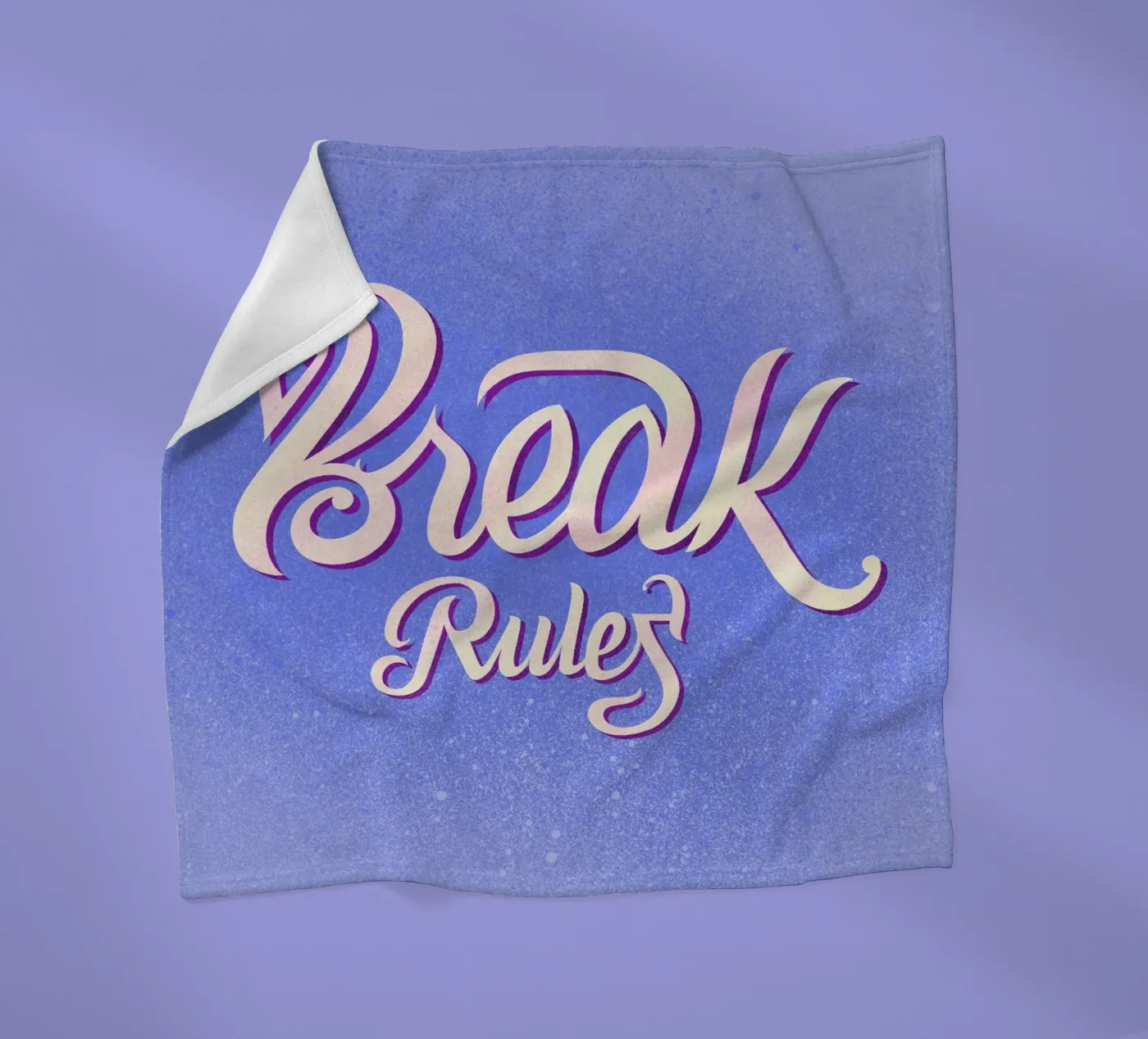 Break rules fleecedeken van Glettering