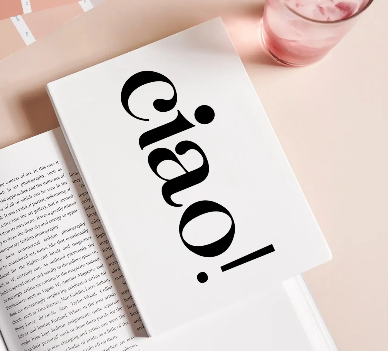 Ciao Simple Minimalist Elegant Typography carnet de notes de YV TYPOGRAPHY