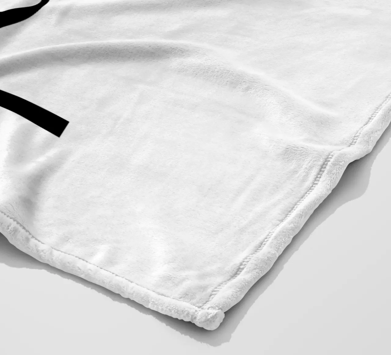 Ciao Simple Minimalist Elegant Typography fleece blanket by YV TYPOGRAPHY