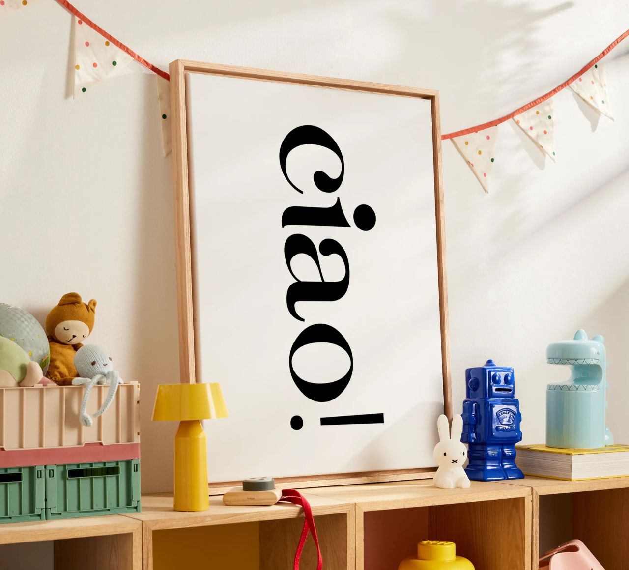 Ciao Simple Minimalist Elegant Typography canvas by YV TYPOGRAPHY