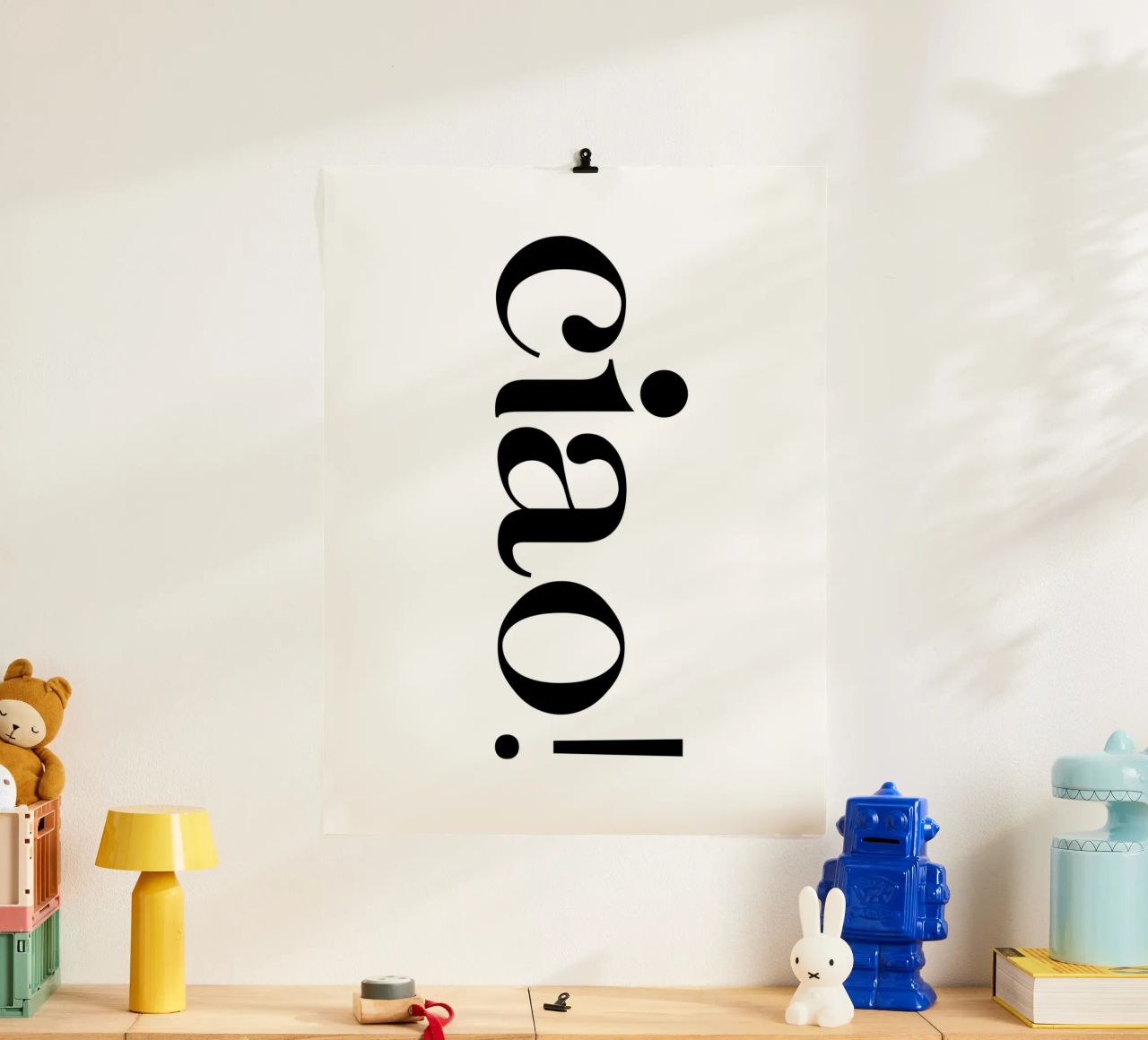 Ciao Simple Minimalist Elegant Typography hahnemühle by YV TYPOGRAPHY