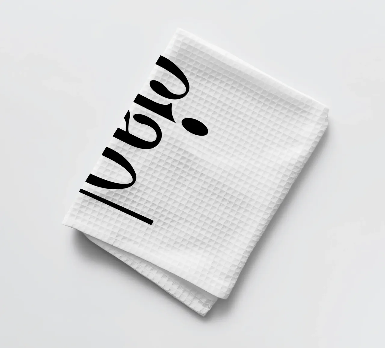 Ciao Einfache, minimalistische, elegante Typografie Geschirrtuch von YV TYPOGRAPHY