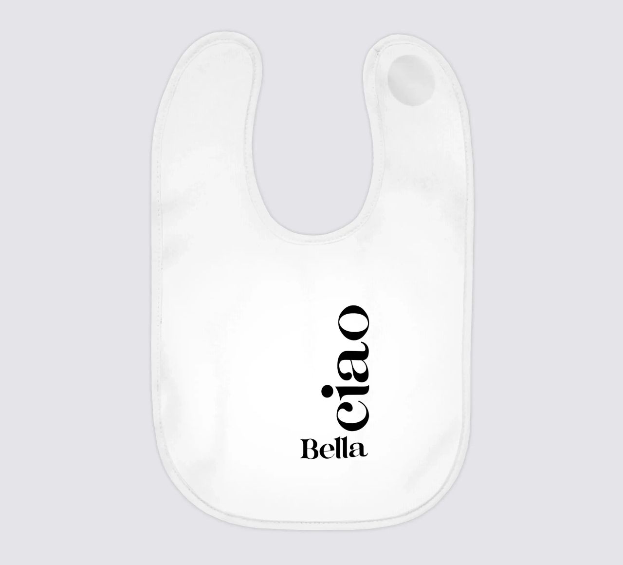 Bella Ciao Tipografia semplice moderna e minimalista bavaglino da YV TYPOGRAPHY