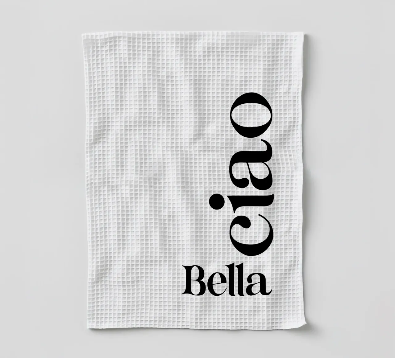 Bella Ciao Tipografia semplice moderna e minimalista canovaccio da cucina da YV TYPOGRAPHY
