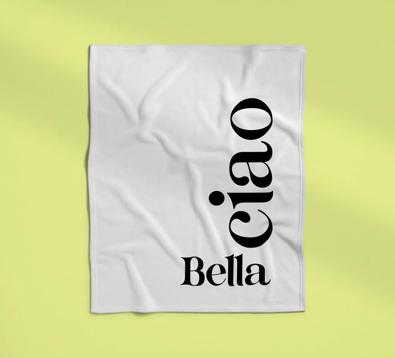 Bella Ciao Tipografia semplice moderna e minimalista coperta in pile da YV TYPOGRAPHY