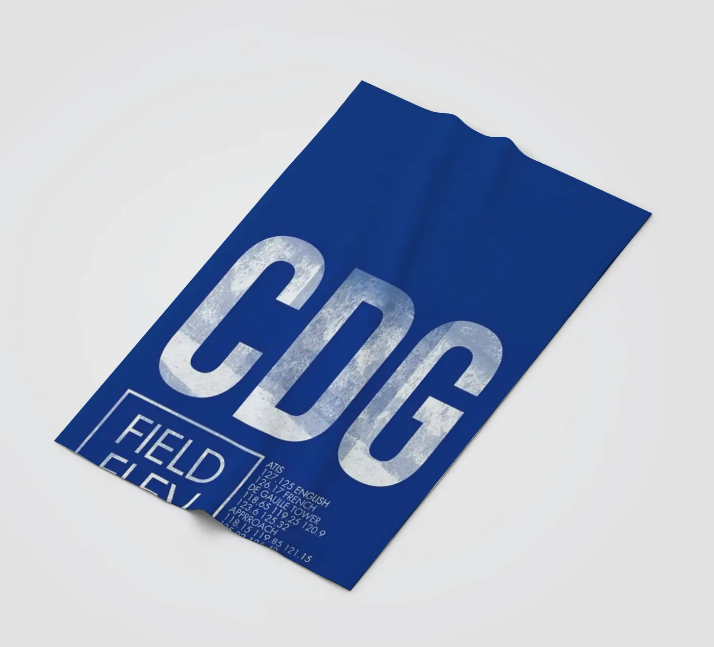 CDG Paris Fleecedecke von 08left