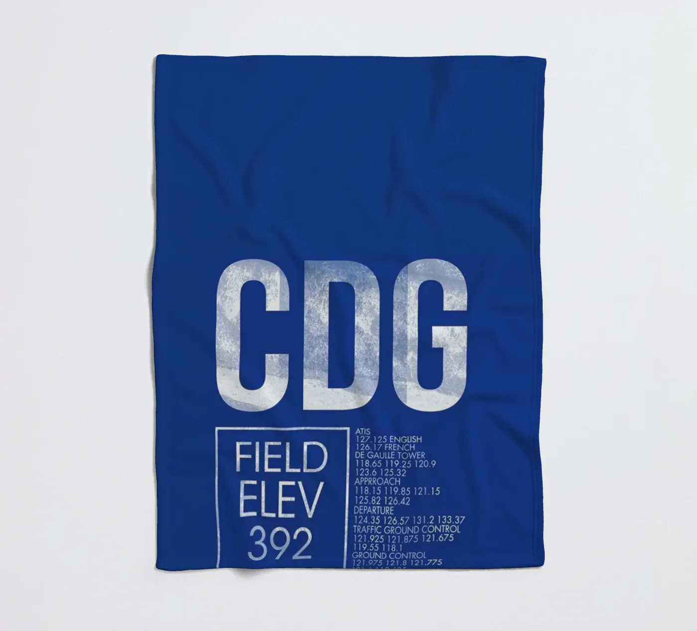 CDG Paris Fleecedecke von 08left