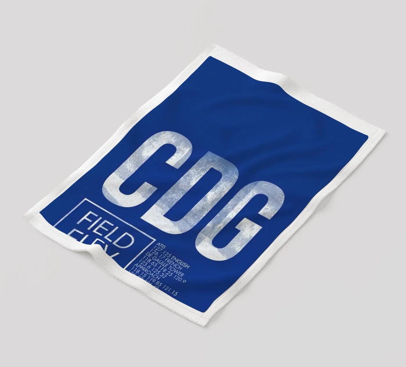 CDG Paris Fleecedecke von 08left