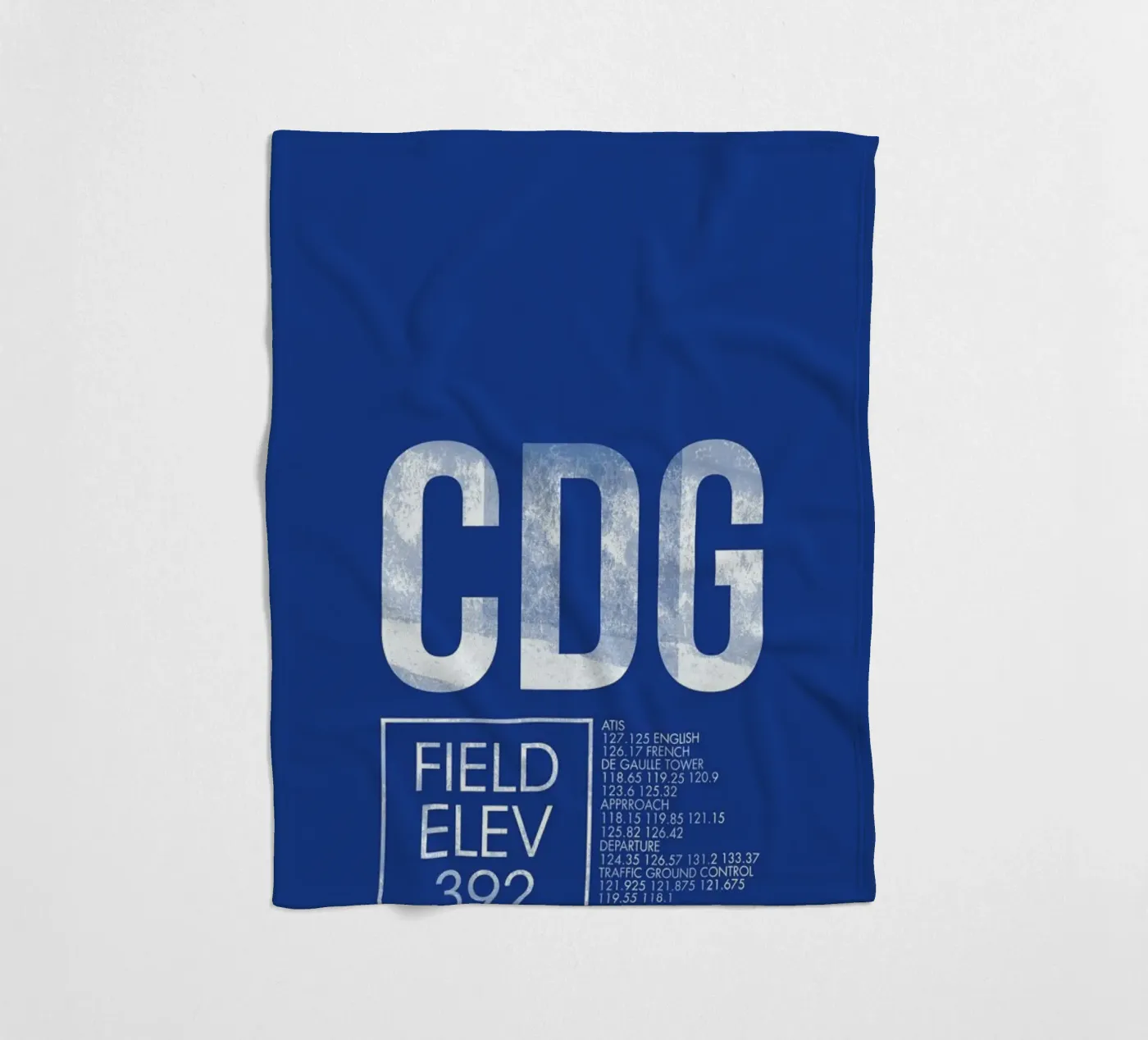 CDG Paris Fleecedecke von 08left